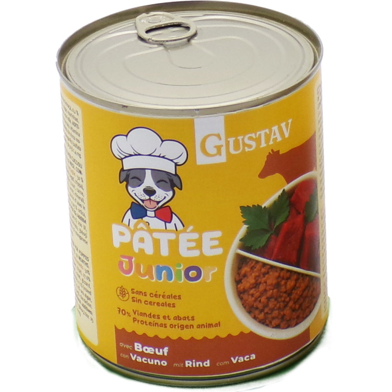 GUSTAV Junior Boeuf 800g