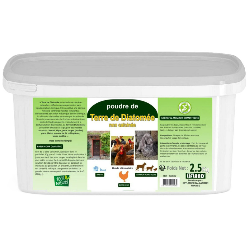 TERRE DE DIATOMEE-SEAU DE 2,5KG