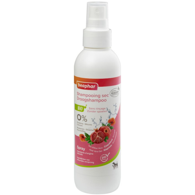 Spray shampooing sec sans rinçage BIO 200 ml