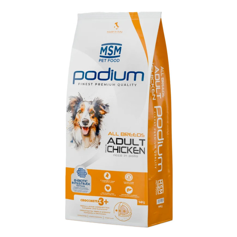 PODIUM ADULT POULET 14KG
