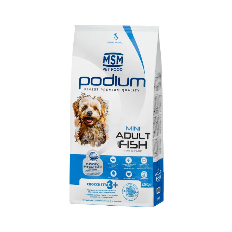 PODIUM MINI ADULT POISSON 2,5KG