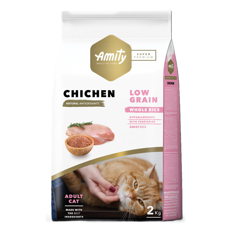 AMITY SUPER PREMIUM CHAT POULET 2kg