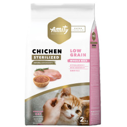 AMITY SUPER PREMIUM CHAT STERILISE POULET 2kg