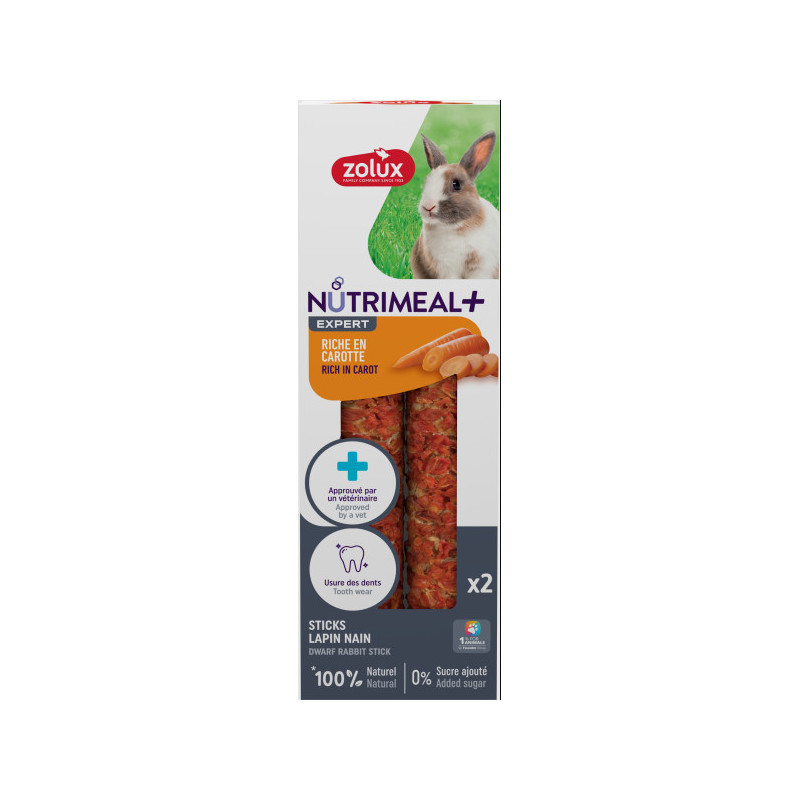 STICK LAPIN NUTRIMEAL CAROTTE 115G