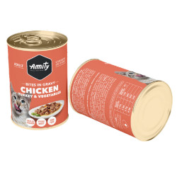AMITY POULET & LEGUMES CHAT 415G