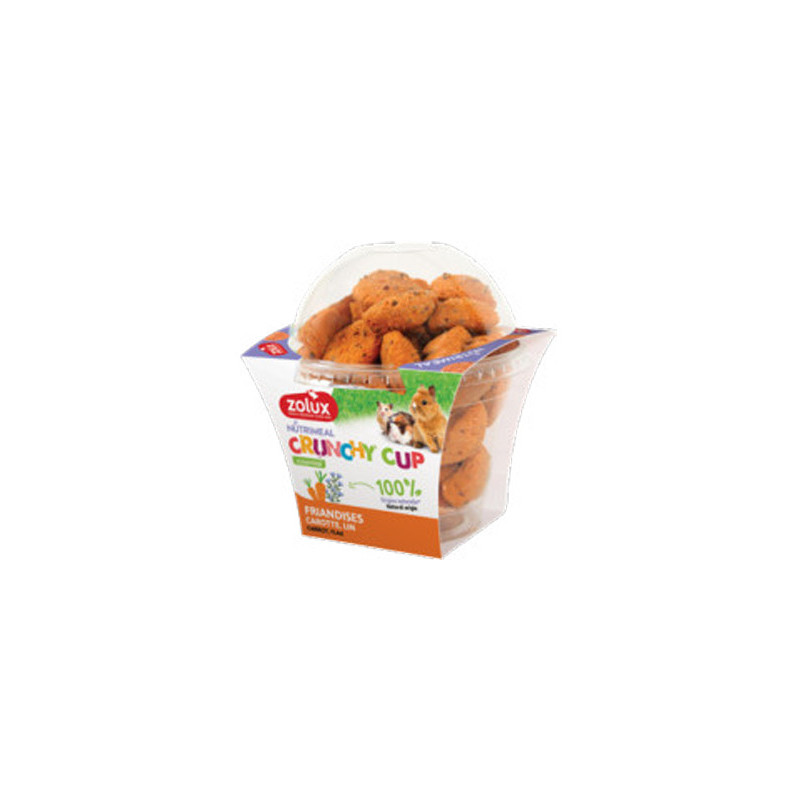 CRUNCHY CUP CAROTTE LIN 200G