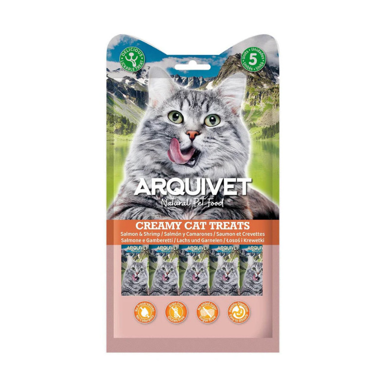 Snack Creamy Saumon & Crevettes 14g x5