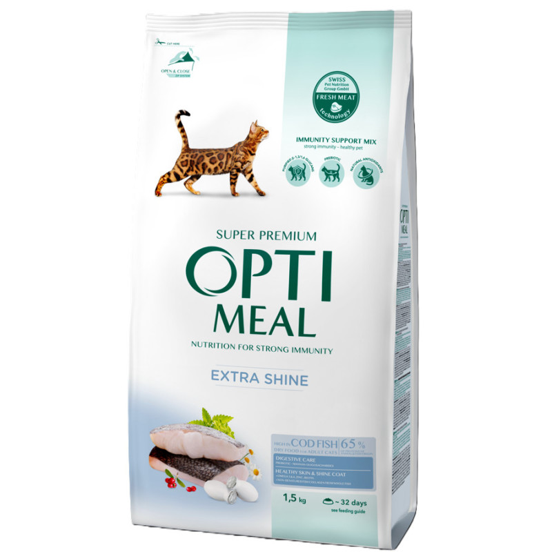 OPTIMEAL Chat Adulte Morue 1.5kg