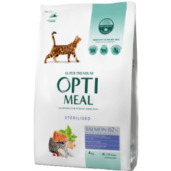 OPTIMEAL chat adulte stérilisé saumon 4kg