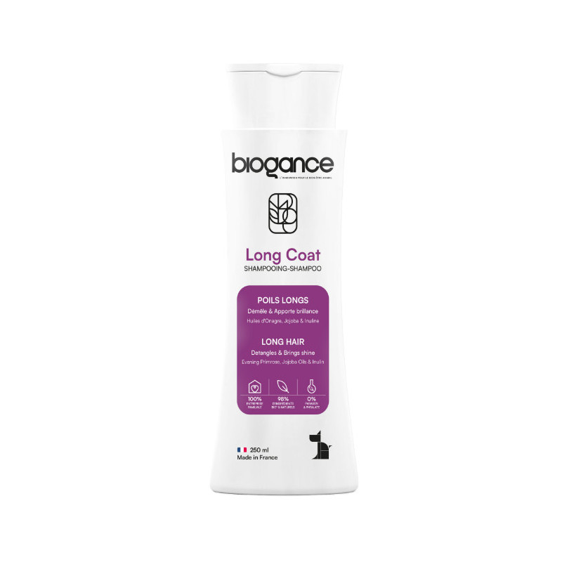 BIOGANCE shampooing poils longs 250ml