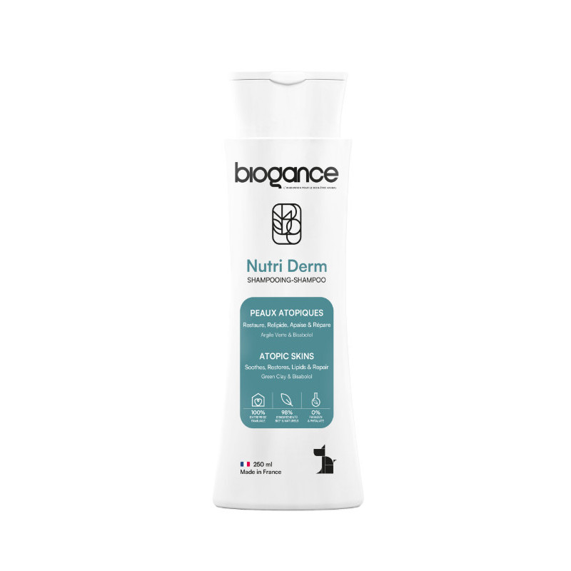 BIOGANCE chien shampooing peaux atopiques 250ml