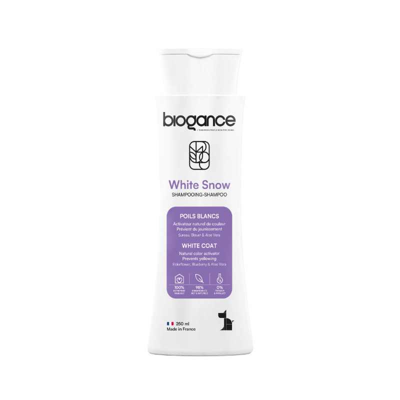BIOGANCE shampooing poils blancs 250ml