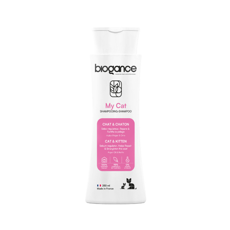 BIOGANCE shampooing chats et chatons 250ml