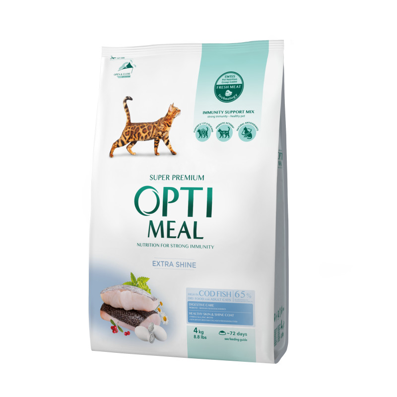 Optimeal chat - Croquettes à la morue - 4 kg