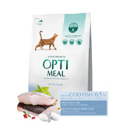 Optimeal chat - Croquettes à la morue - 4 kg